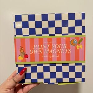 🇮🇹NWT Paper Source Paint Your Own Magnet Craft Kit